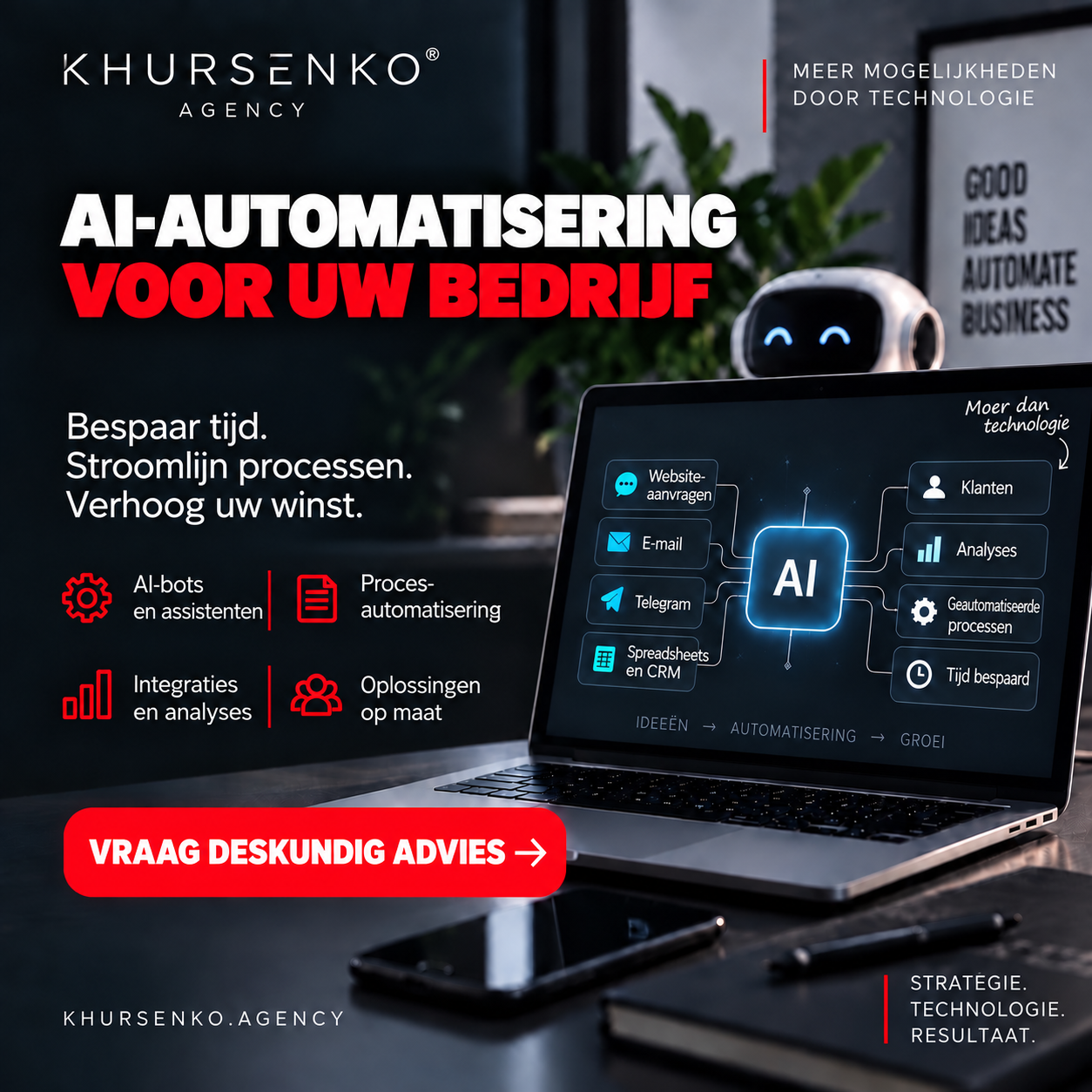 AI-automatisering voor uw bedrijf